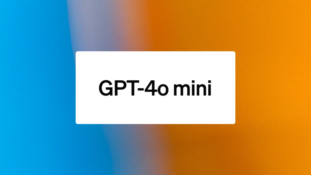 OpenAI Unveils GPT-4o mini