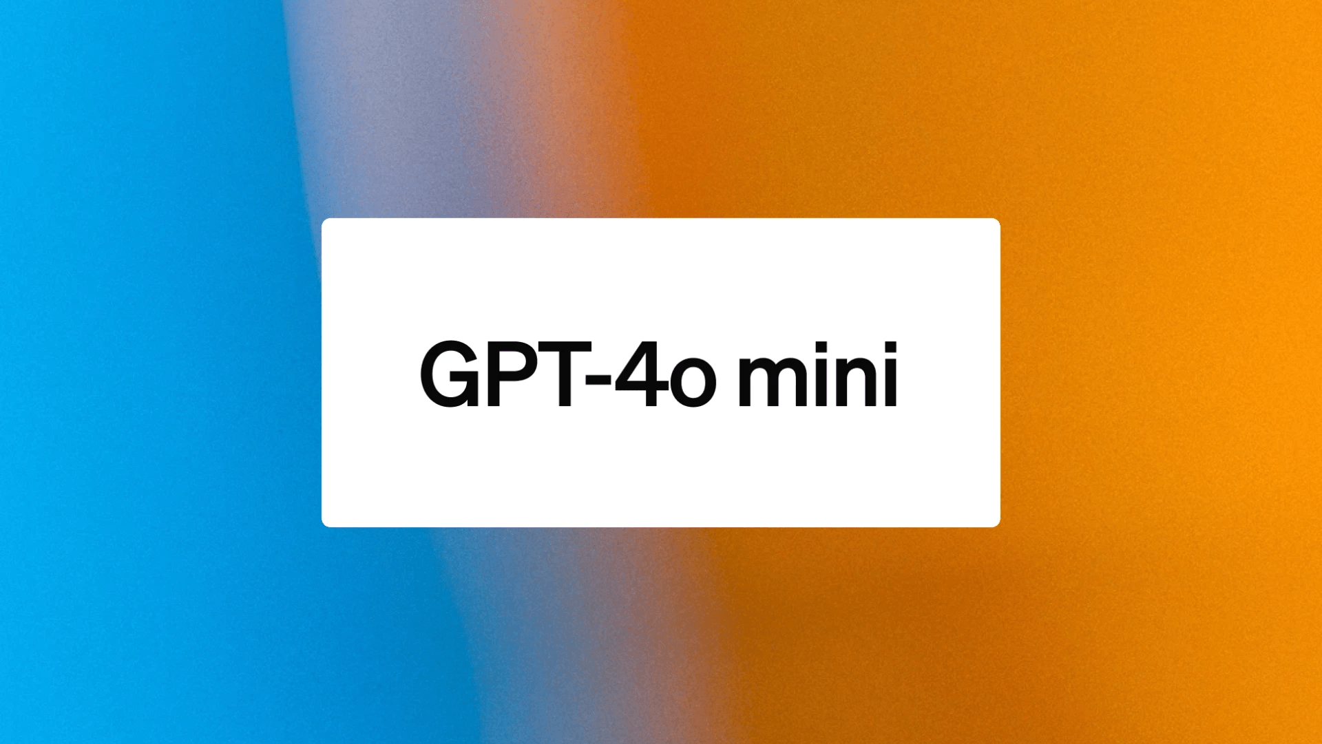 OpenAI Unveils GPT-4o mini: Powerful AI at an Affordable Price